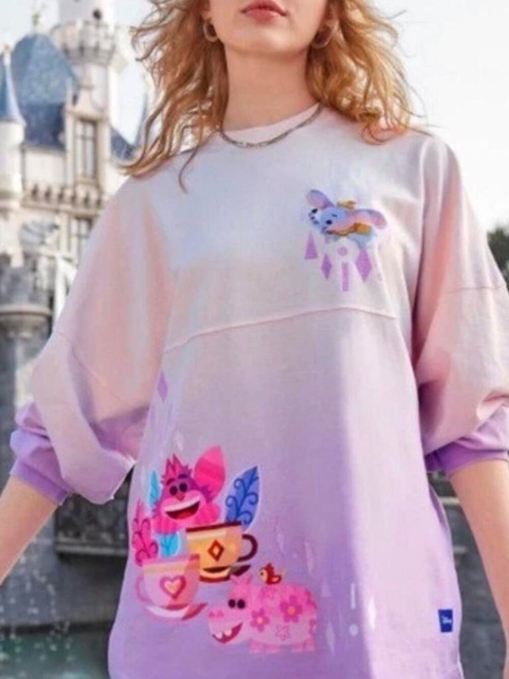 Disney Resort x Joey Chou Spirit Jersey Fantasyland Pastel Glitter size XXL